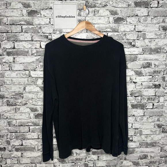 EUC Old Navy Men's 100% Cotton Black Knit Pullover Size XXL (RN 462574) - Picture 2 of 10